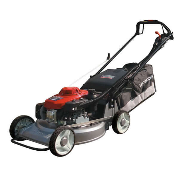 Honda HRJ 216 K3 TW self-propelled lawn mower with a powerful engine and adjustable height for professional landscaping.