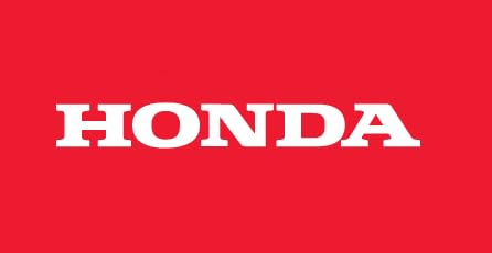 Honda logo against a red background, representing quality engines and reliable performance.